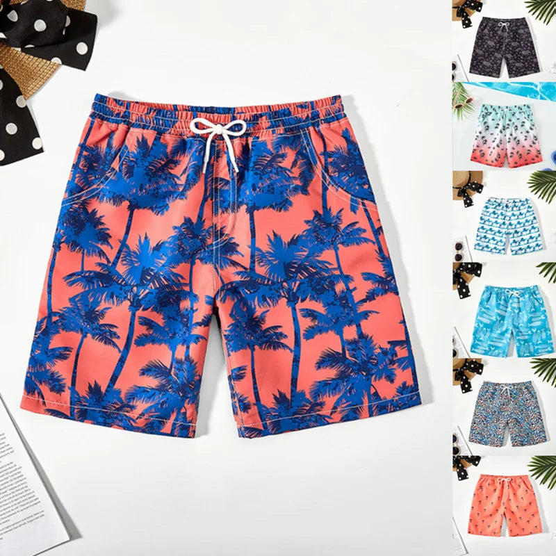 Pantalones cortos de playa PalmTree para niños (9-14 años)