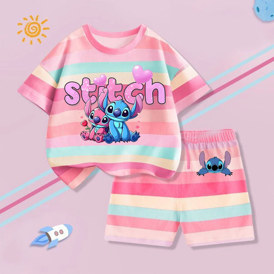 Conjunto Kawaii Stitch Infantil (120cm-160cm)