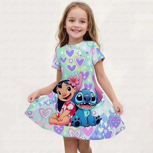 Vestido Stitch Magic Infantil (100cm-160cm)