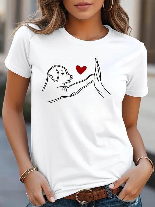 Camiseta Paw Love