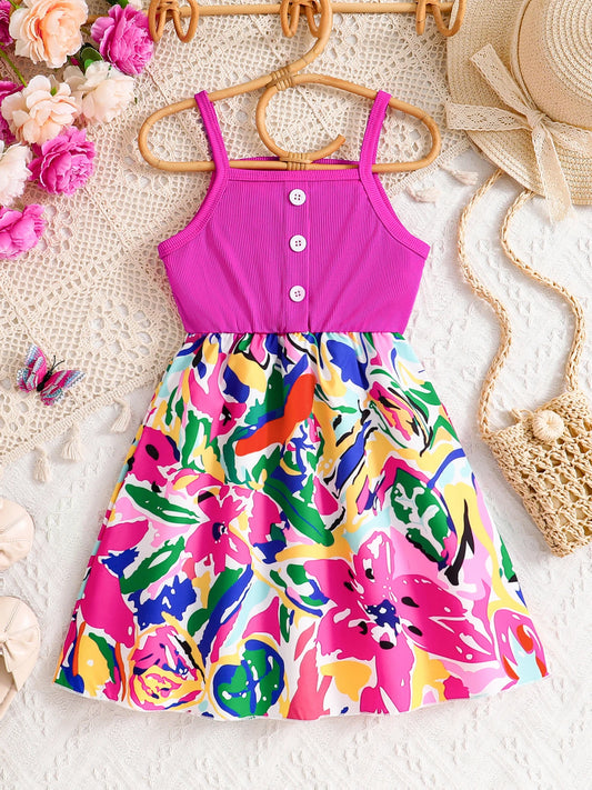 Vestido Summer Art Infantil (4Y-8Y)