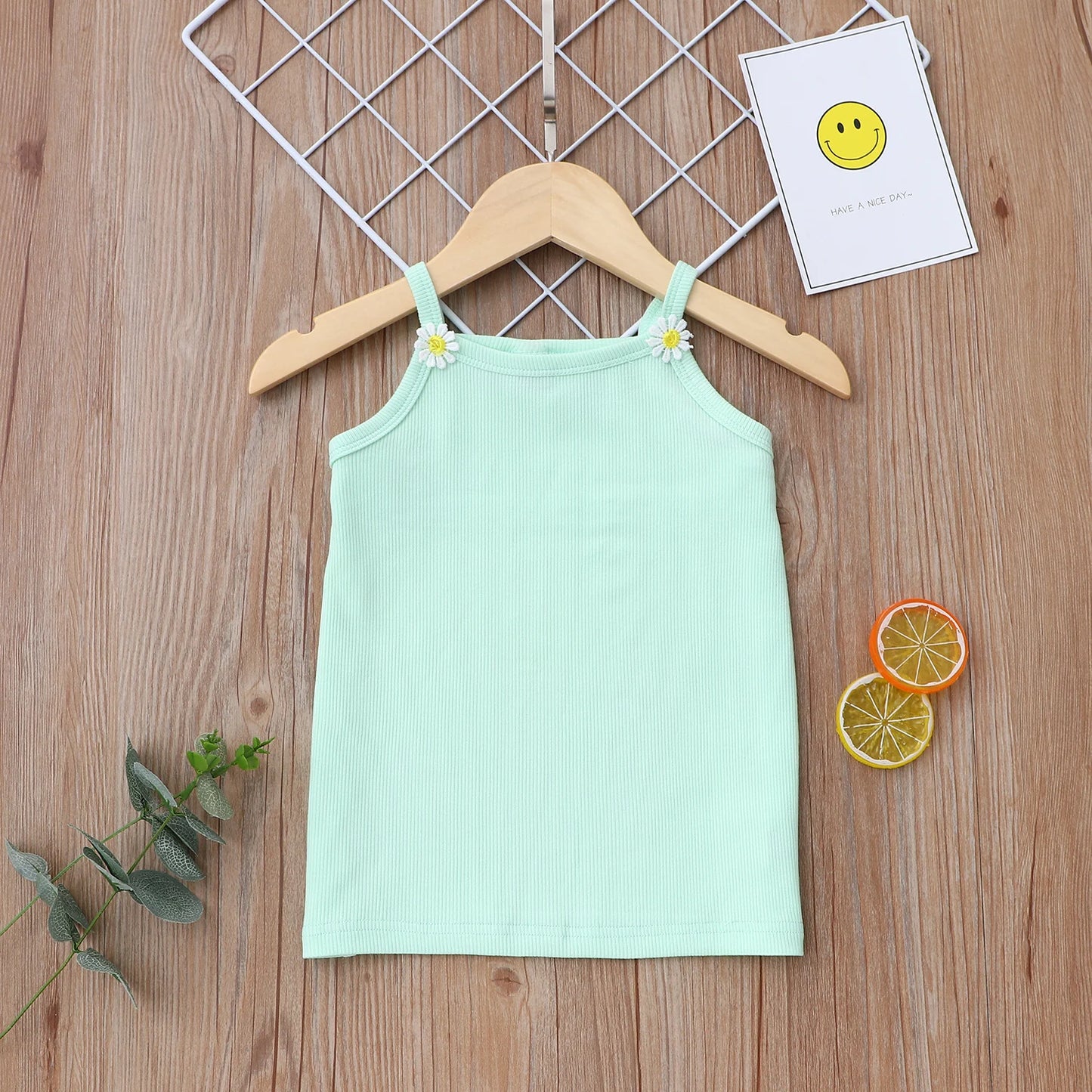 Top floral cómodo para niños (100 cm-130 cm)