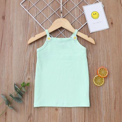 Top floral cómodo para niños (100 cm-130 cm)