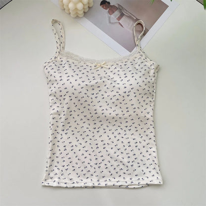 Top floral básico