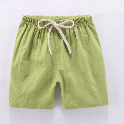 Pantalones cortos ligeros de verano para niños (3T-10T)