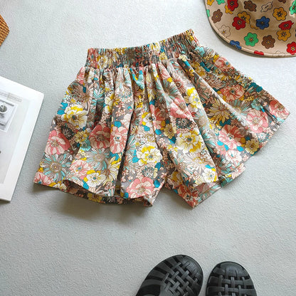 Pantalones cortos Florets para niños (3T-12T)